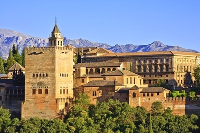 Alhambra in Granada, Spanien Alhambra in Granada, Spanien